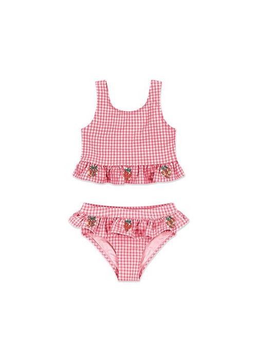 Konges Sløjd Etta Bikini Geranium Pink  Geranium Pink 18 months  Lyserød  18 måneder  Piger