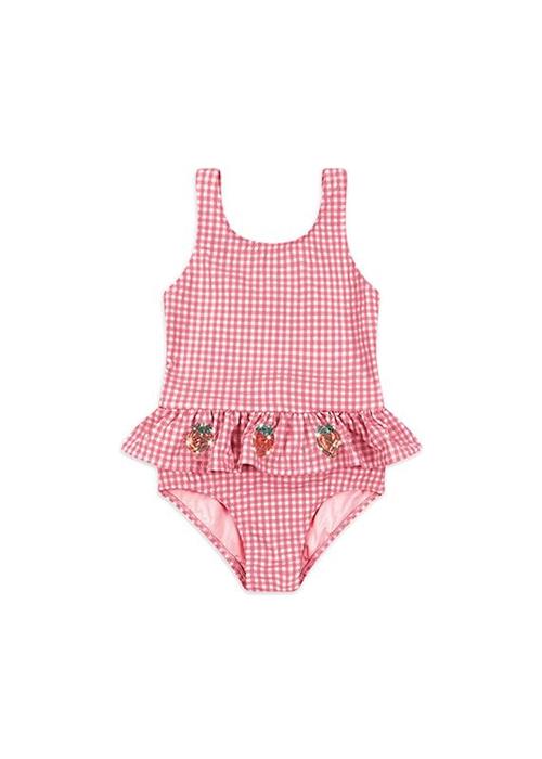 Konges Sløjd Etta Badedragt Geranium Pink  Geranium Pink 18 months  Lyserød  18 måneder  Piger