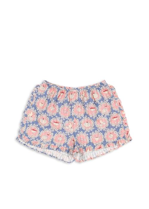 Konges Sløjd GOTS Kim Shorts Med Flæser Snack Time  Snack Time 5-6 Y  Blå  5-6 år  Piger