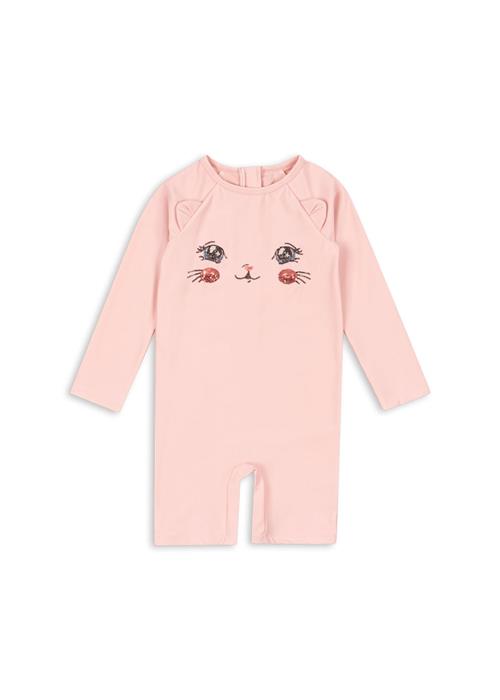 Konges Sløjd Kitty Badedragt Powder Pink  Powder Pink 6 months  Lyserød  6 måneder  Piger
