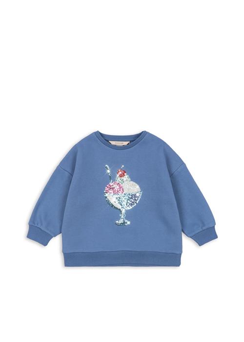 Konges Sløjd Loumilla Sweatshirt Colony Blue  Colony Blue 12 months  Blå  12 måneder  Piger
