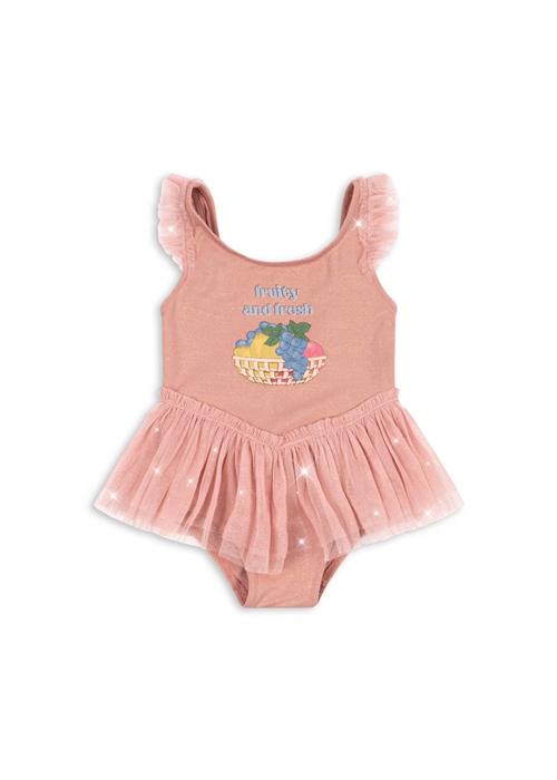 Konges Sløjd Amandine Badedragt Powder Pink  Powder Pink 12 months  Lyserød  12 måneder  Piger