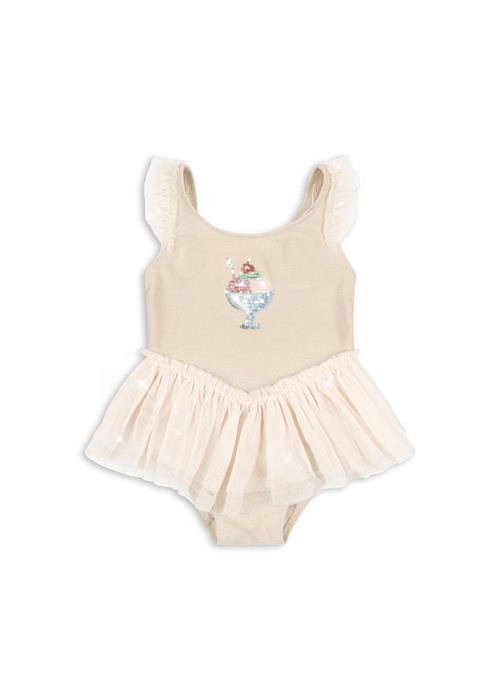 Konges Sløjd Amandine Badedragt Rosewater  Rosewater 3 Y  Creme  3 år  Piger