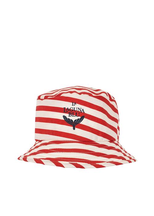Konges Sløjd Asnou Bucket Hat Stripe Rouge  Stripe Rouge 5-8 Y  Rød  5-8 år  Drenge