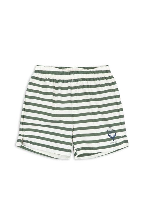 Konges Sløjd Asnou Badeshorts Stripe Verti  Stripe Verti 7-8 Y  Grøn  7-8 år  Drenge