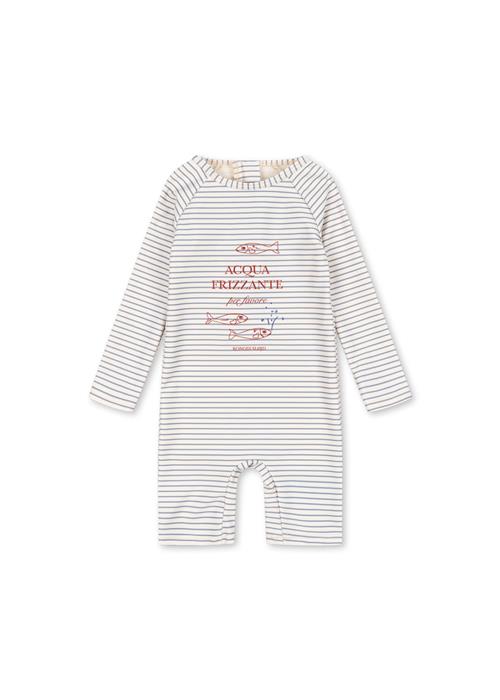 Konges Sløjd Aster Badedragt Stripe Bluie  Stripe Bluie 2 Y  Blå  2 år  Drenge