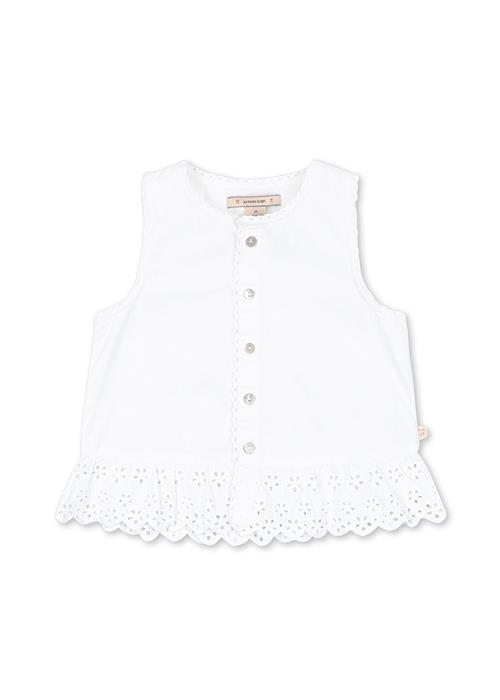 Konges Sløjd GOTS Evelina Til Toppen Bright White  Bright White 4 Y  Hvid  4 år  Piger