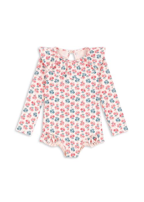 Konges Sløjd Manuca Langærmet Svømmebluse Lumina Rose  Lumina Rose 4 Y  Hvid  4 år  Piger