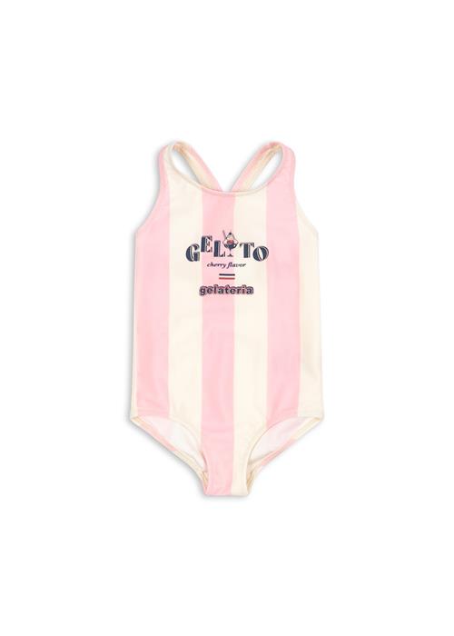 Konges Sløjd Pomia Badedragt Candy Rose Stripe  Candy Rose Stripe 2 Y  Lyserød  2 år  Piger