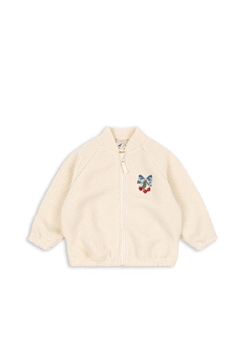 Konges Sløjd Jazz Teddy-jakke White Smoke  White Smoke 3 Y  Hvid  3 år  Drenge, Piger