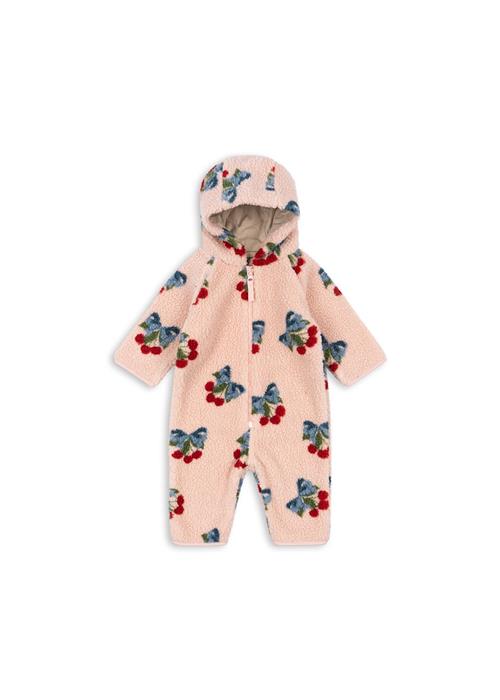 Konges Sløjd Jody Teddy-overtræksdragt Amarena Rose  Amarena Rose 3 months  Lyserød  3 måneder  Piger