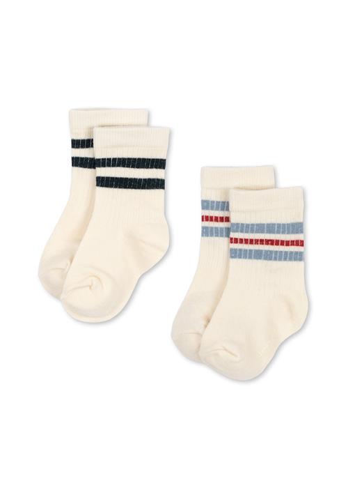 Konges Sløjd Act 2-pak Sokker Optic White  Optic White 29-32 EU  Hvid  29-32 EU  Drenge, Piger