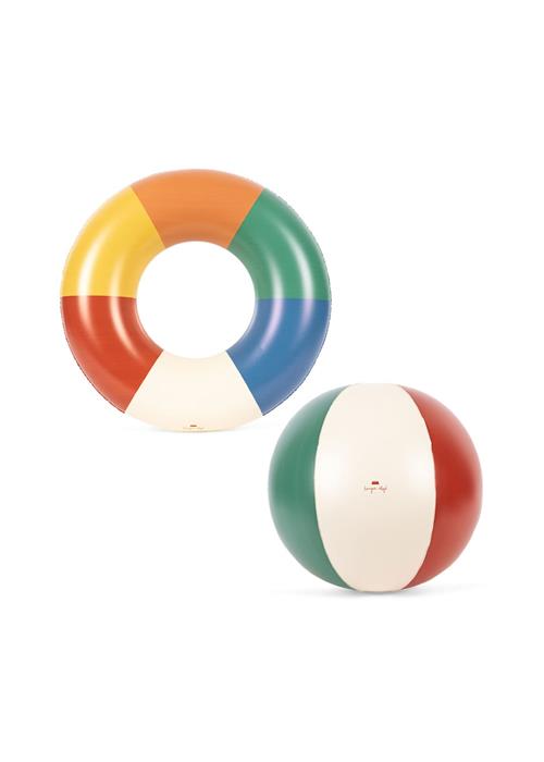 Konges Sløjd Sæt Med Badering Og Badebold Multi  Multi One Size  Grøn  One Size 3+ Years Drenge, Piger