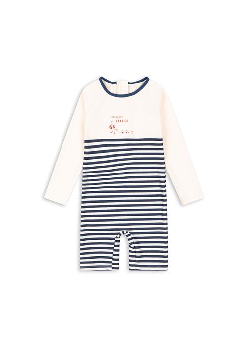 Konges Sløjd Aster Onesie Marin Stripe  Marin Stripe 9 months  Blå  9 måneder  Drenge