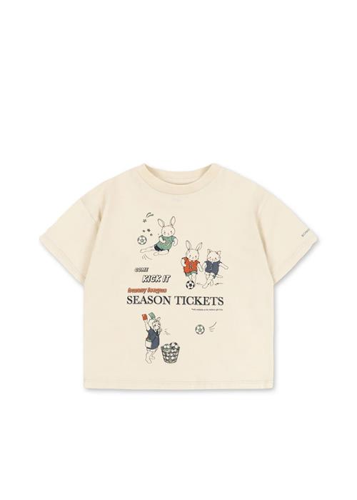 Konges Sløjd GOTS Famo T-shirt Almond Milk  Almond Milk 2 Y    2 år  Drenge