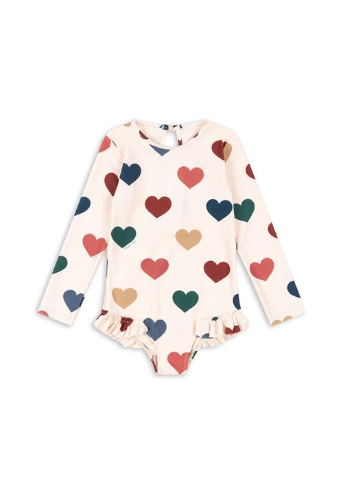 Konges Sløjd Manuca Badedragt Bon Coeur Coloré  Bon Coeur Coloré 7-8 Y  Hvid  7-8 år  Piger