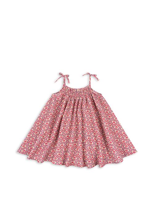 Konges Sløjd GOTS Vivian Kjole Med Stropper Felice Rose  Felice Rose 4 Y  Lyserød  4 år  Piger