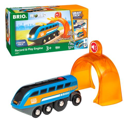 BRIO Optag Og Afspil Motor Smart Tech Multicolor  Multicolor One Size  Blå  One Size 3+ Years Drenge, Piger