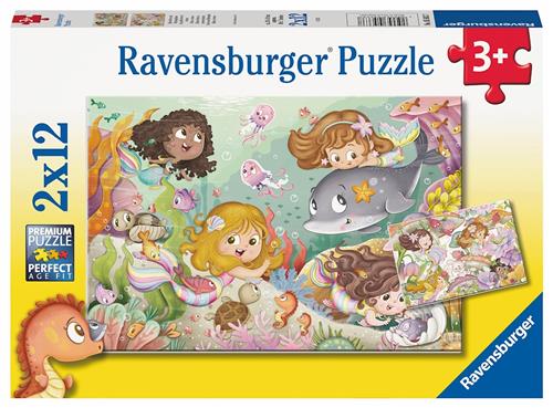 Ravensburger Feer Og Havfruer Multicolor  Multicolor One Size  Gul  One Size 3+ Years Drenge, Piger