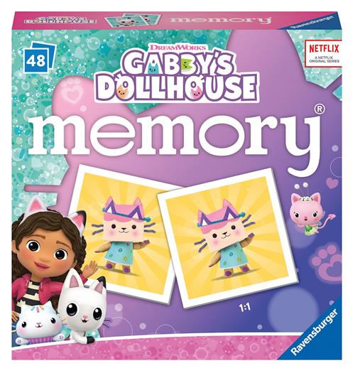 Ravensburger Gabby’S Dollh Mini Hukommelse Multicolor  Multicolor One Size  Lilla  One Size 3+ Years Drenge, Piger