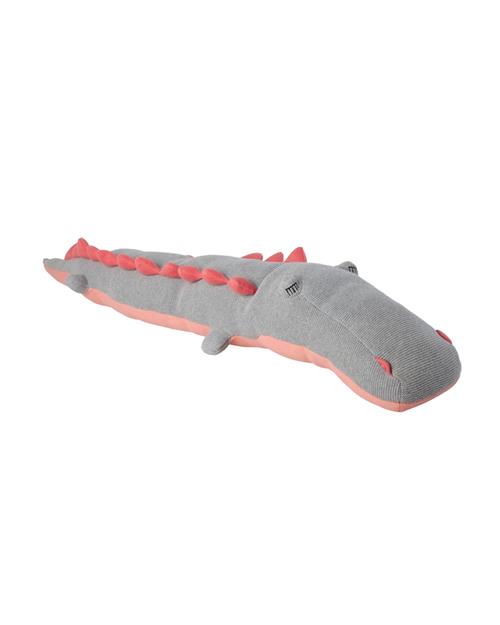 RICE Krokodille-plysdyr Pink  Pink  One Size  Lyserød  One Size  Drenge, Piger