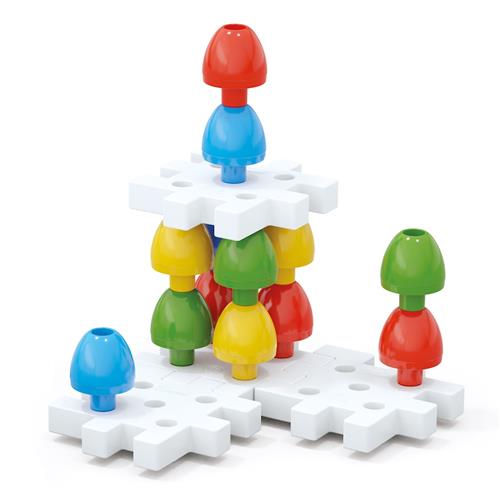 Quercetti Quercetti - Jumbo Peggy Creative Peg Art-sæt Multi  Multi-Onesize    One Size  Drenge, Piger