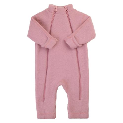 Joha Uld 2 I 1 Jumpsuit Old Rose  Old Rose-80 cm Uld Lyserød  80 cm  Piger