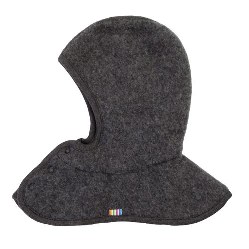 Joha Balaclava I Uld Med Windstop Coke Melange  Coke Melange-45 cm Uld Grå  45 cm  Drenge, Piger