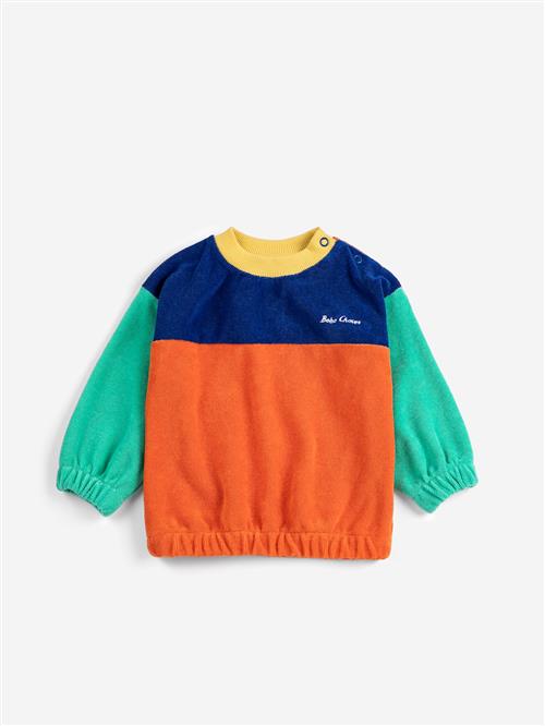Bobo Choses Bobo Choses Color Block Sweatshirt Multicolor  Multicolor 2 Y  Orange.  2 år  Drenge, Piger