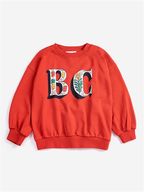 Bobo Choses Spring Letters Sweartshirt Red  Red 6-7 Y  Rød  6-7 år  Drenge