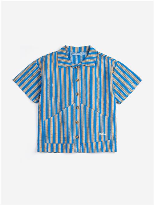 Bobo Choses New Hairline Skjorte Navy Blue  Navy Blue 10-11 Y  Marineblå  10-11 år  Drenge