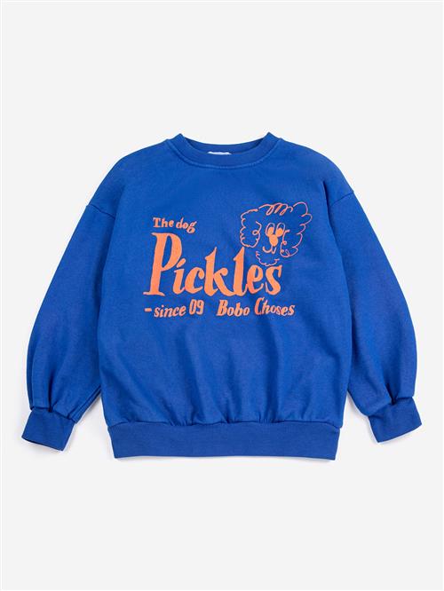 Bobo Choses Pickles The Dog Sweatshirt Midnight Blue  Midnight Blue 10-11 Y  Blå  10-11 år  Drenge