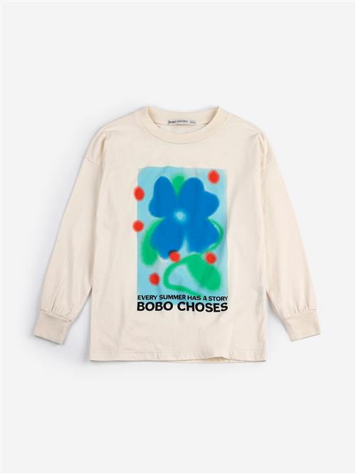 Bobo Choses Summer Story Langærmet T-shirt White  White 4-5 Y  Hvid  4-5 år  Drenge