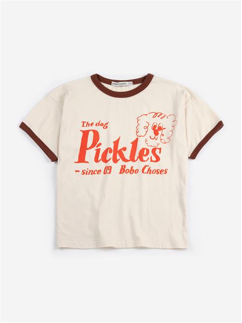 Bobo Choses Pickles The Dog T-shirt Offwhite  Offwhite 4-5 Y  Hvid  4-5 år  Drenge
