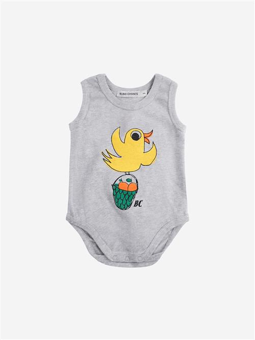 Bobo Choses Flying Oranges Kroppen Heather Grey  Heather Grey 2 Y  Grå  2 år  Drenge, Piger