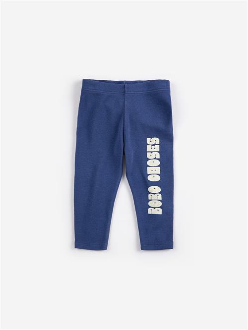 Bobo Choses Bobo Choses Modern Leggings Prussian Blue  Prussian Blue 6 months  Blå  6 måneder  Drenge, Piger