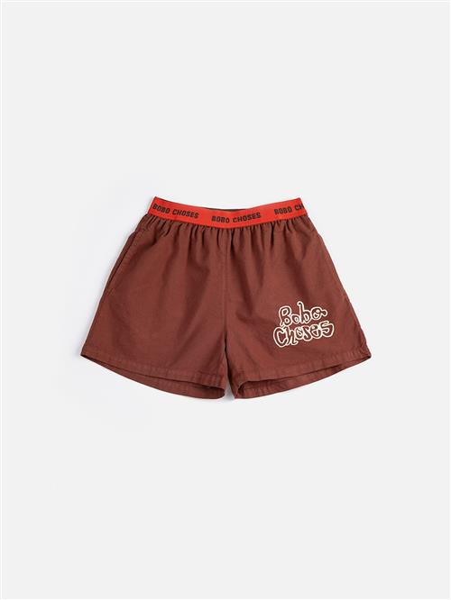 Bobo Choses Bobo Choses By Hand Shorts Brown  Brown 2-3 Y  Brun  2-3 år  Drenge