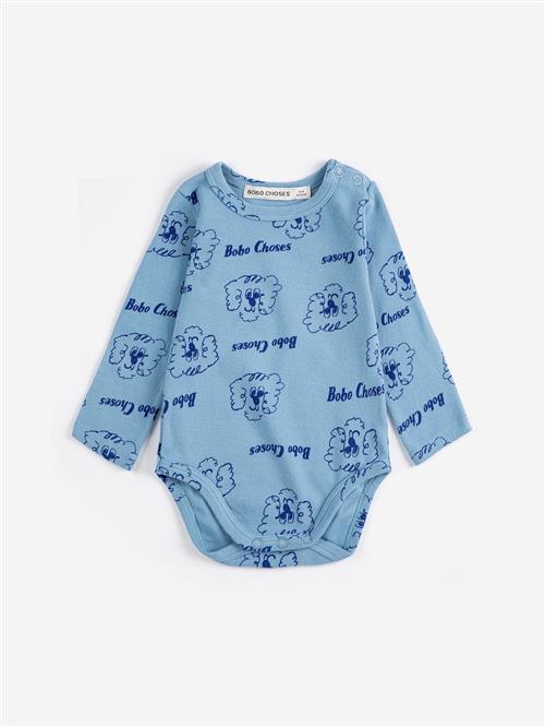 Bobo Choses Pickles The Dog All Over Kroppen Light Blue  Light Blue 6 months  Blå  6 måneder  Drenge, Piger