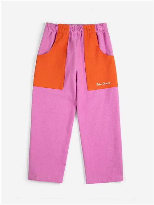 Bobo Choses Bobo Choses Color Block Bukser Purple  Purple 6-7 Y  Lilla  6-7 år  Drenge