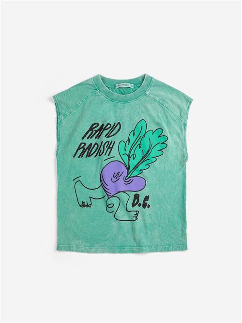 Bobo Choses Rapid Radish T-shirt Green  Green 8-9 Y  Grøn  8-9 år  Drenge