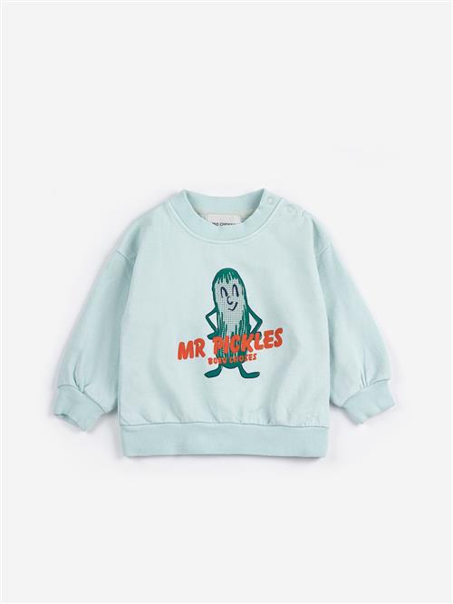 Bobo Choses Mr Pickles Sweatshirt Light Blue  Light Blue 12 months  Blå  12 måneder  Drenge, Piger