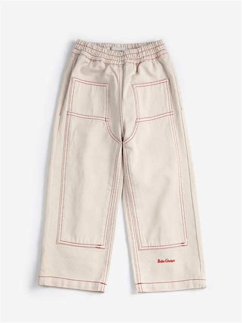 Bobo Choses Bobo Choses Twill-bukser Offwhite  Offwhite 4-5 Y  Hvid  4-5 år  Drenge