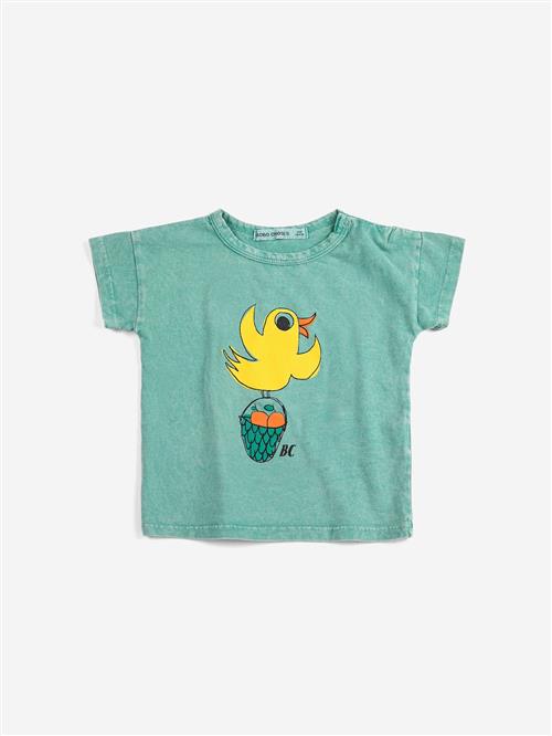 Bobo Choses Flying Oranges T-shirt Green  Green 12 months  Grøn  12 måneder  Drenge, Piger