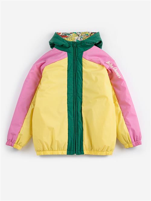 Bobo Choses Color Herbalist All Over Vendbar Letvægtsanorak Multicolor  Multicolor 6-7 Y  Gul  6-7 år  Drenge