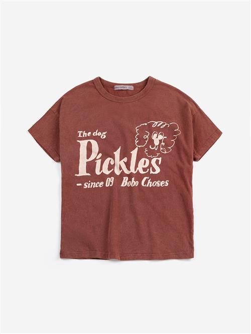 Bobo Choses Pickles The Dog T-shirt Brown  Brown 10-11 Y  Brun  10-11 år  Drenge