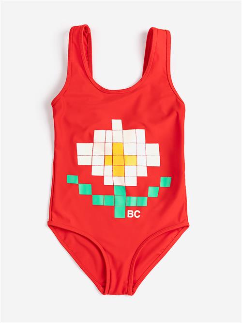 Bobo Choses Pixel Daisy Badedragt Red  Red 2-3 Y  Rød  2-3 år  Piger