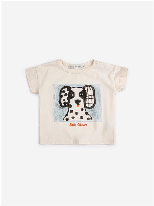 Bobo Choses Van Dog T-shirt White  White 9 months  Hvid  9 måneder  Drenge, Piger