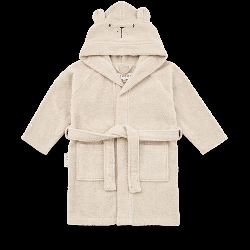 Liewood Lily Polarbear-badekåbe Sandy  Sandy-7-8 Y  Beige  7-8 år  Drenge, Piger
