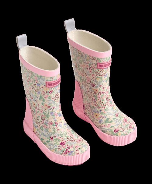 Wheat Welly Gummistøvler Cool Sky Flowers  Cool Sky Flowers 35 EU  Lyserød  35 EU  Piger