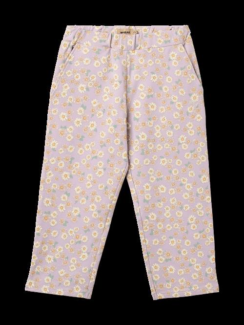 Wheat Sweatpants Eline Lavender Daisies Lavender Daisies 98 cm  Lilla  98 cm  Piger